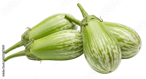 Wallpaper Mural Isolated Green Eggplants Torontodigital.ca