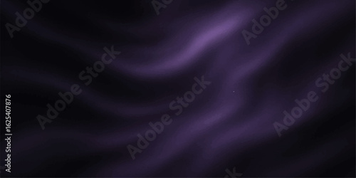 Black satin and silk fabric background with smooth flowing texture and luxurious elegant design