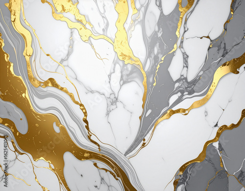 Marble with Gold Veins Luxury Texture