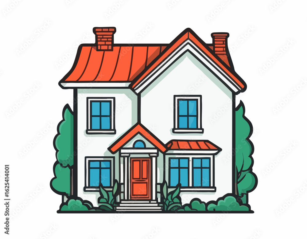 Illustration of a house Illustration of a house