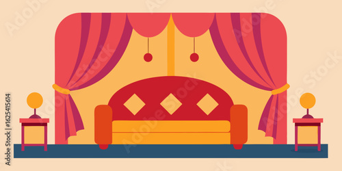 illustration of a fireplace