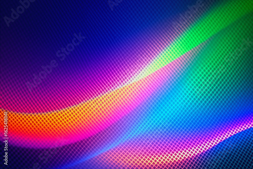 Vibrant Neon Gradient Mesh Background