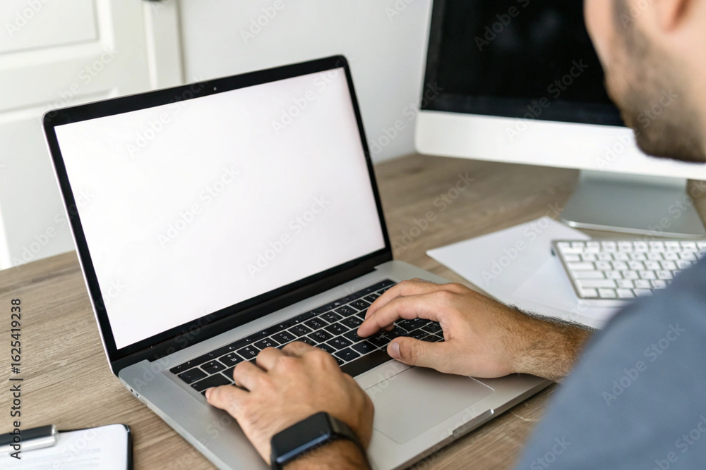 businessman working on laptop businessman working on laptop
