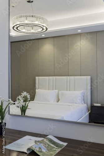 Inviting vacation rental apartment with fully furnished, contemporary interiors. Vacation rental collection or series.