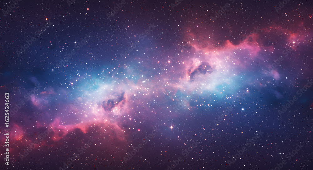 Obraz premium Cosmic Symphony A Breathtaking Tapestry of Stars Dust and Nebula