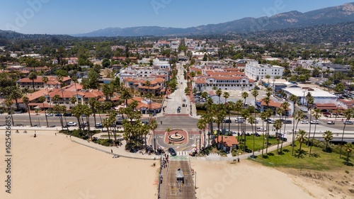 Wallpaper Mural Downtown Santa Barbara View from Pier on a Clear Summer Day Torontodigital.ca