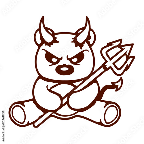 Bear Teddy Devil Hell Satan Evil Purgatory Naughty