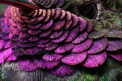 Magnificent Hummingbird Feather Structure