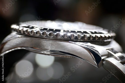 Close-up of a Luxury Wristwatch