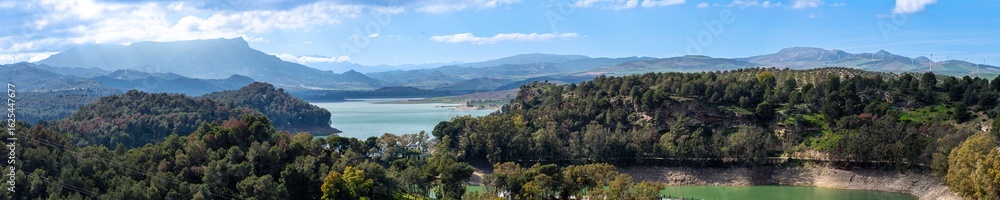 Guadalhorce reservoirs are group of six reservoirs on the middle course of the Guadalhorce River and two of its largest tributaries in Andalusia, Spain Guadalhorce reservoirs are group of six reservoirs on the middle course of the Guadalhorce River and two of its largest tributaries in Andalusia, Spain