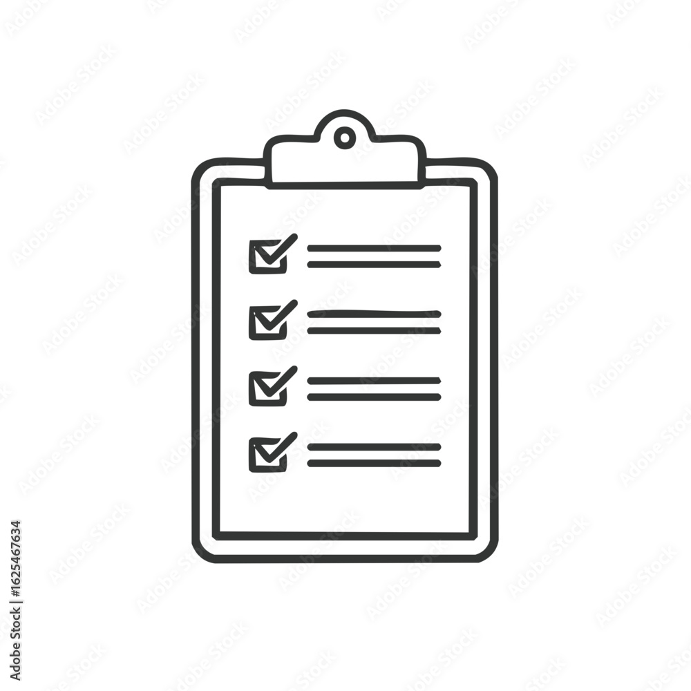 Clipboard with checklist and checkmarks showing completed tasks or action items Clipboard with checklist and checkmarks showing completed tasks or action items