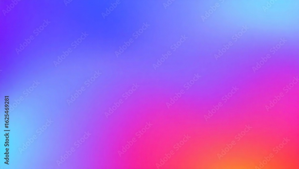 Fototapeta premium Pink magenta blue purple abstract color gradient background grainy texture effect web banner header poster design