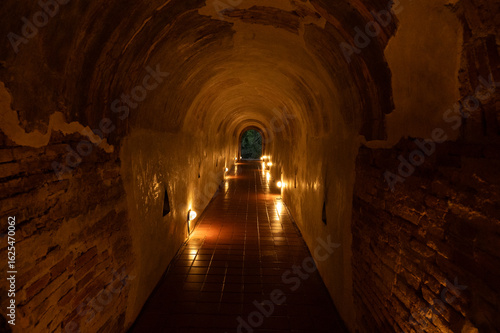 tunnel in the cave Thailand