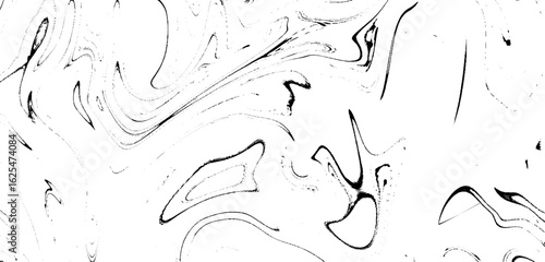 Monochrome marble vector texture. Abstract liquid wavy background. Black and white liquid texture.