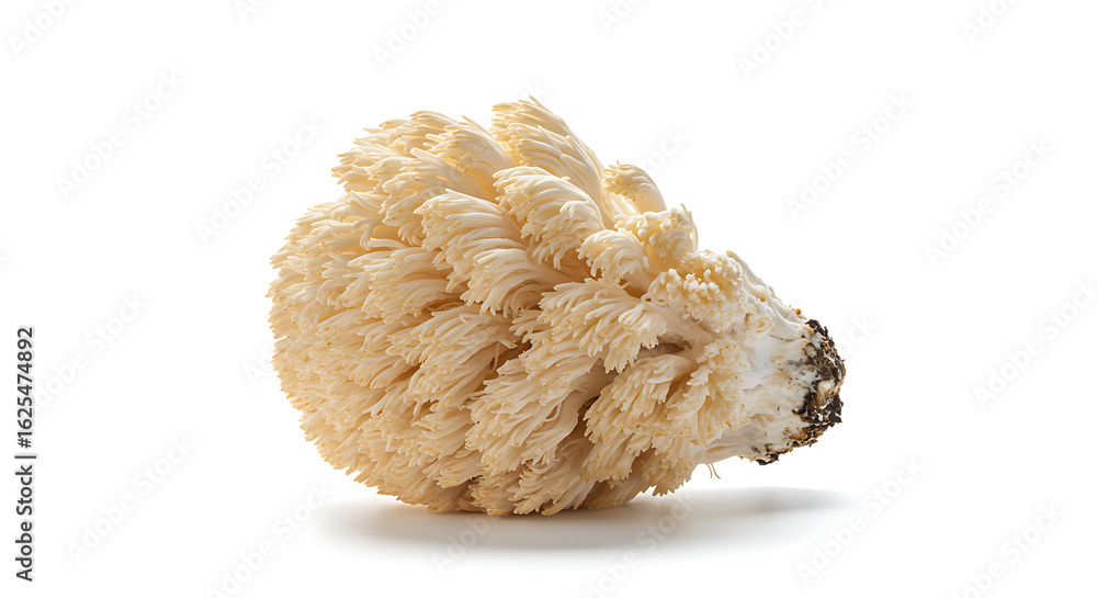 Fototapeta premium Exotic Lion's Mane Mushroom Healthy Food Ingredient