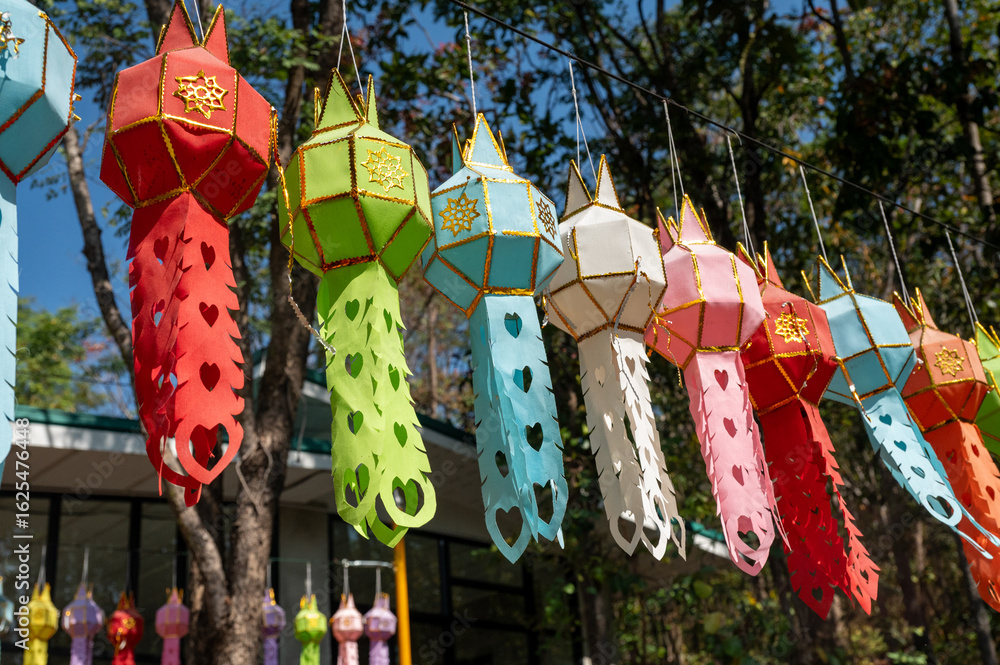 Naklejka premium colorful Thailand