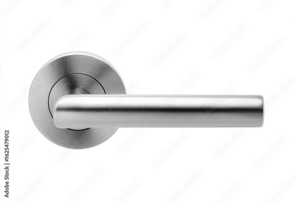 Sleek, brushed stainless steel door handle (1) Sleek, brushed stainless steel door handle (1)