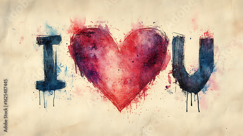 Watercolor Heart 