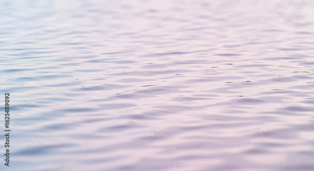 Naklejka premium Serene water ripples with soft pastel light