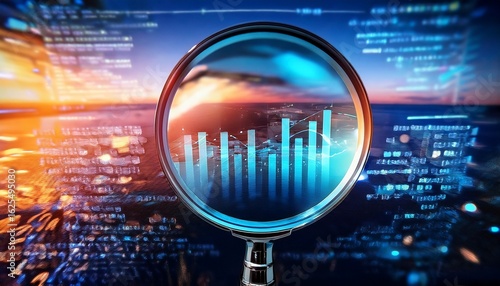 deep dive into data analysis exploring data and information with a magnifying glass