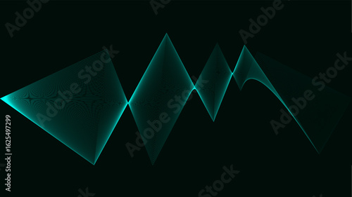 Futuristic Design with Glowing Light Elements