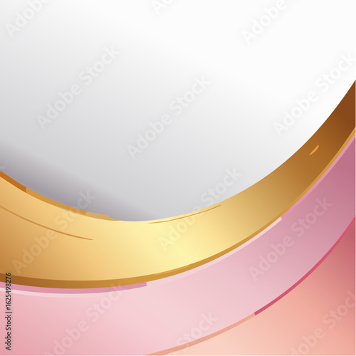 Sleek metallic gradient with rose gold and soft light effects, perfect for high-end branding or luxury backgrounds.