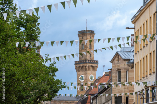Altstadt von Fürth mit Rathausturm