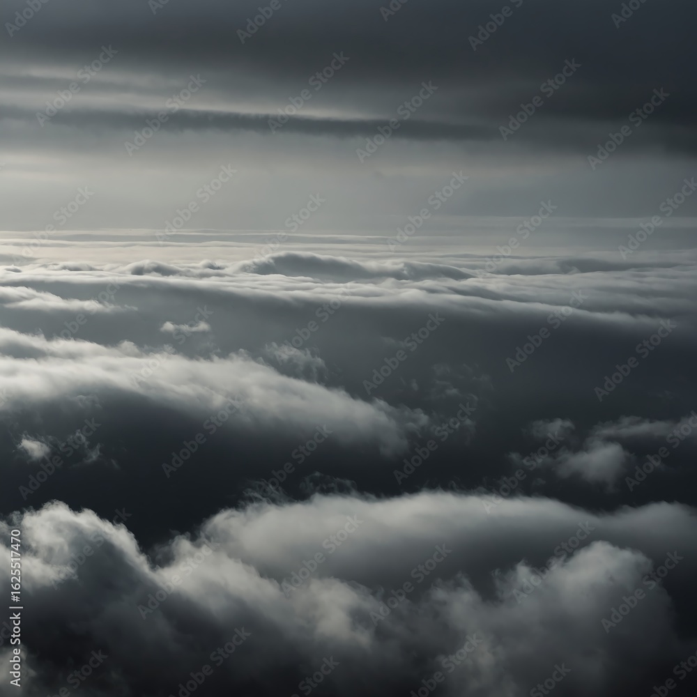Obraz premium cloudy abstract background with varying shades of gray, misty and textured with soft depth