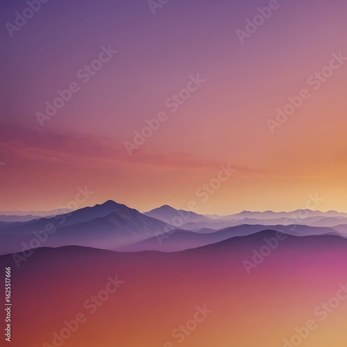 retro-style gradient background inspired by 80s sunset palettes, blend of magenta, orange, and purple tones, soft glow