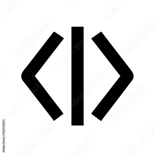 Code alt solid icon vector illustration