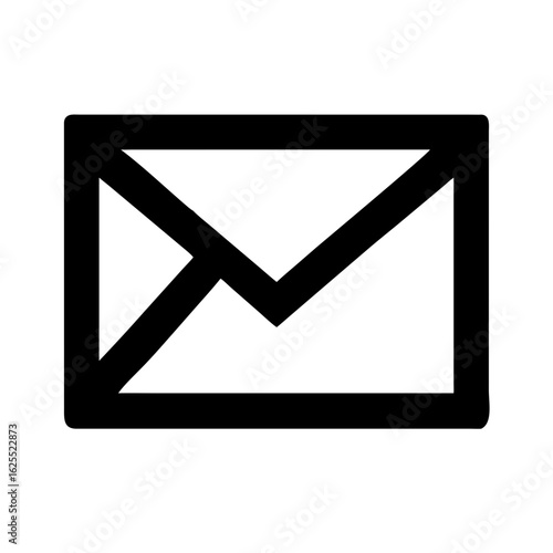 Envelope alt solid icon vector illustration