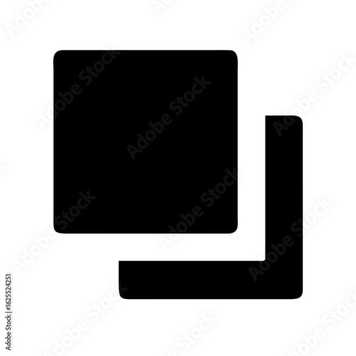 Layers alt solid icon vector illustration