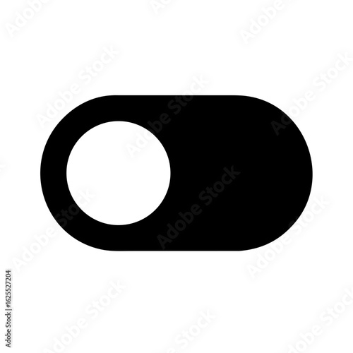 Toggle on outline icon vector illustration
