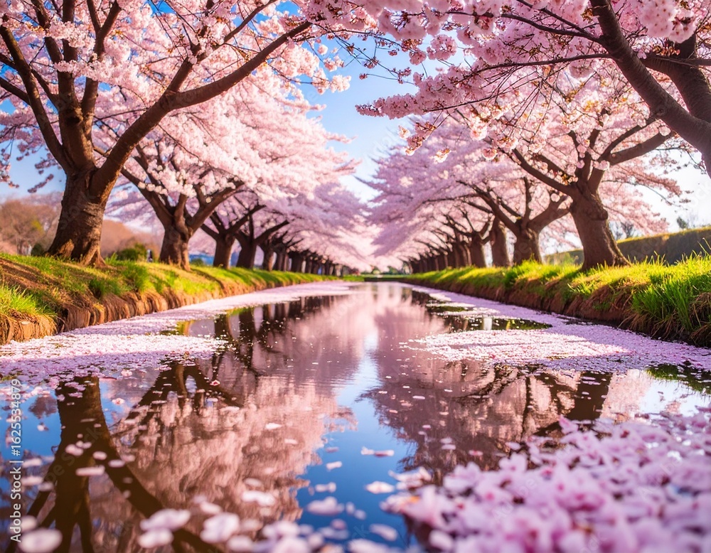 Cherry Blossom Pond Cherry Blossom Pond