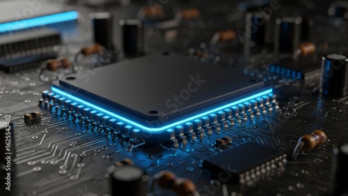 Blue chipset processor 