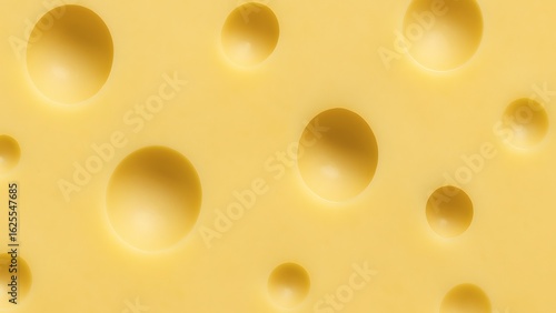 Texture of Swiss Cheese with Holes