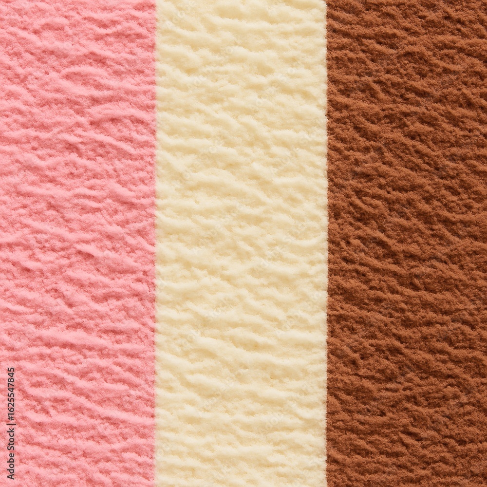 Fototapeta premium Neapolitan Ice Cream Background