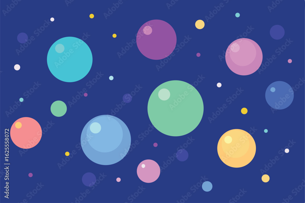 Fototapeta premium soft bokeh light wallpaper with multicolored glowi (1).eps