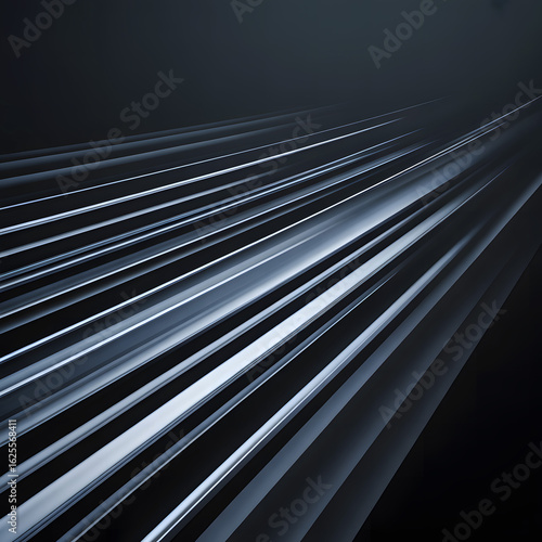 abstract metallic silver stripes background