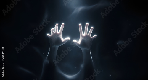 hands of the person