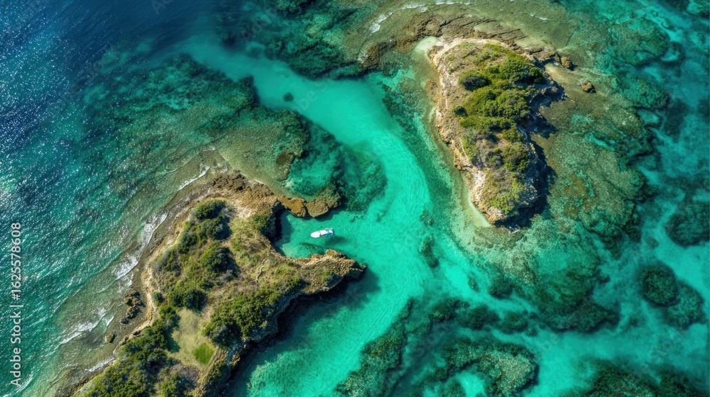 Obraz premium Tropical Islands Aerial View