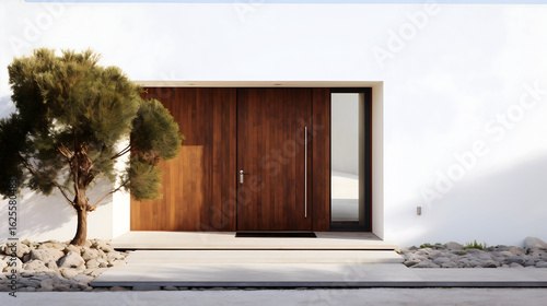 entrance to the house