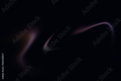 Abstract Neon Light Wave: Abstract Colored Flowing Lines on Black Background