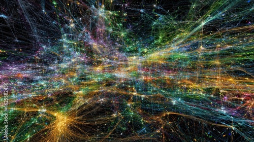 Wallpaper Mural Abstract network Torontodigital.ca