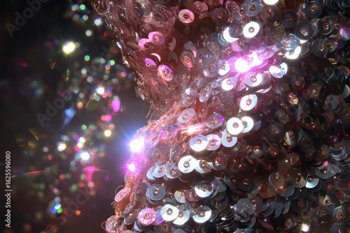Sparkling Sequins Dress Design