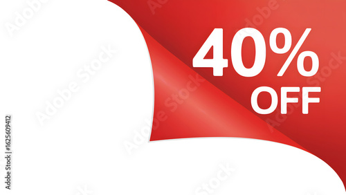 Exclusive 40 percent off deal today only, don't miss out on this incredible offer