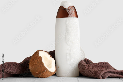 Composition with bottle of ...