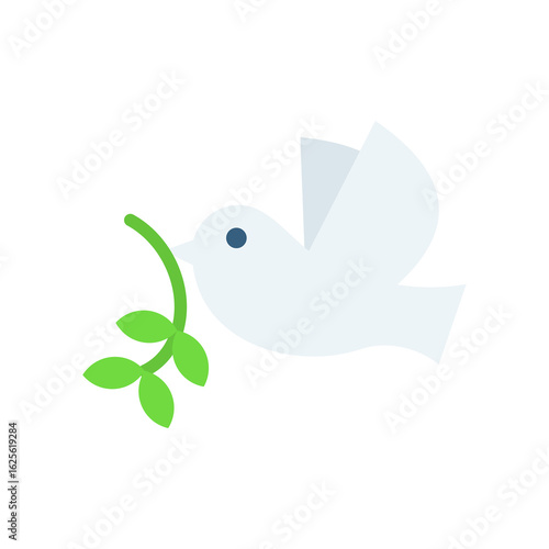 Peace Dove flat icon