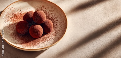 Wallpaper Mural Vegan Chocolate Truffles with Cacao and Dates Torontodigital.ca