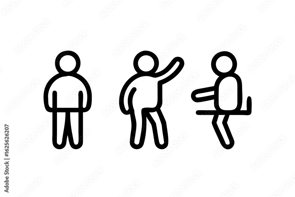 Man and woman icon symbol representing people and gender concept in silhouette style Man and woman icon symbol representing people and gender concept in silhouette style